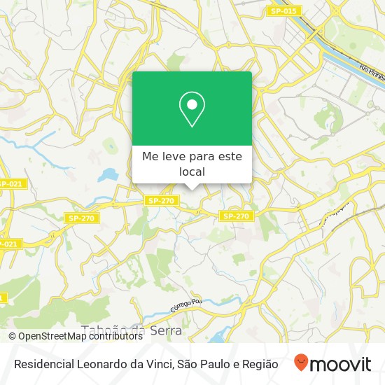 Residencial Leonardo da Vinci, Rua Artur Barreiros, 22 Rio Pequeno São Paulo-SP 05372-090 mapa