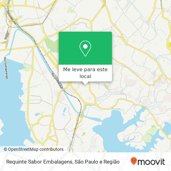 Requinte Sabor Embalagens, Rua Firmino Rodrigues Silva, 20 Campo Grande São Paulo-SP 04446-200 mapa