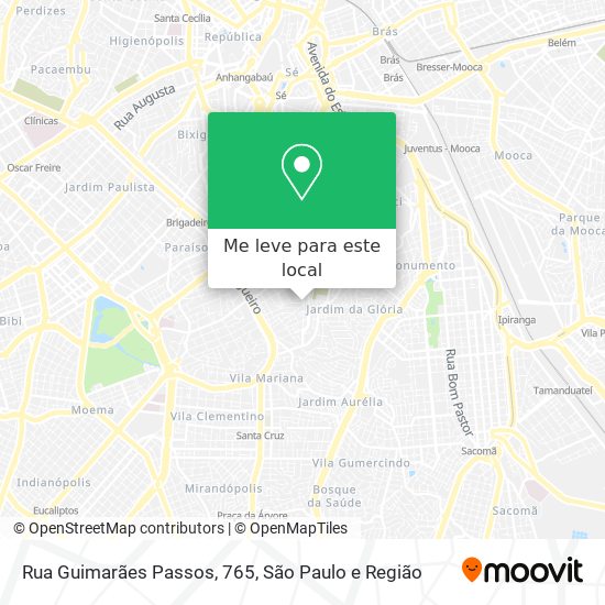 Rua Guimarães Passos, 765 mapa