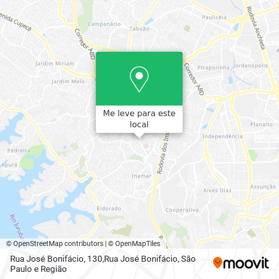 Rua José Bonifácio, 130,Rua José Bonifácio mapa