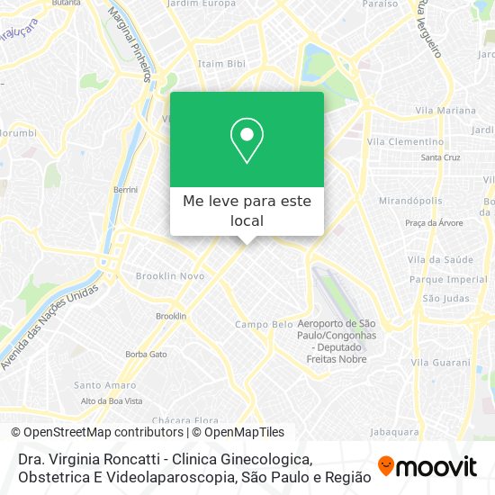 Dra. Virginia Roncatti - Clinica Ginecologica, Obstetrica E Videolaparoscopia mapa