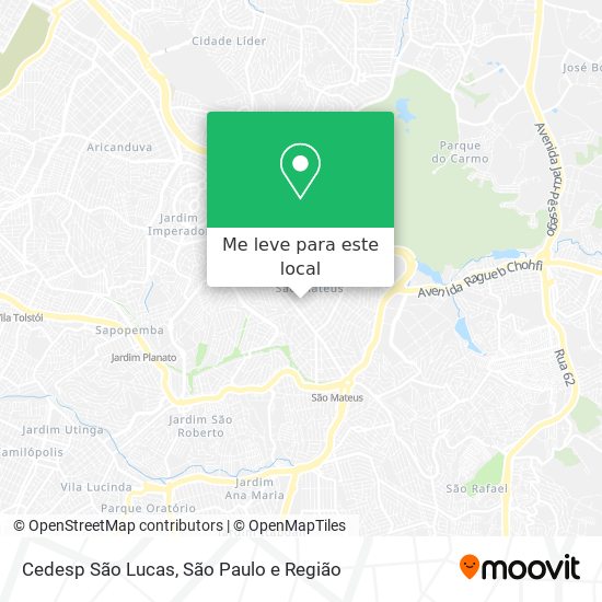Cedesp São Lucas mapa