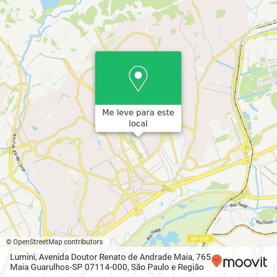 Lumini, Avenida Doutor Renato de Andrade Maia, 765 Maia Guarulhos-SP 07114-000 mapa