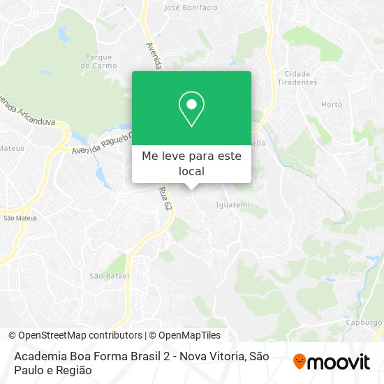 Academia Boa Forma Brasil 2 - Nova Vitoria mapa