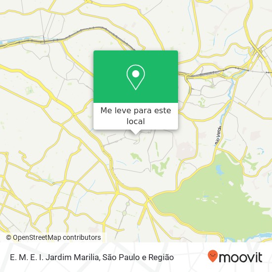 E. M. E. I. Jardim Marilia, Rua Quintino da Cunha Cidade Líder São Paulo-SP 03579-160 mapa