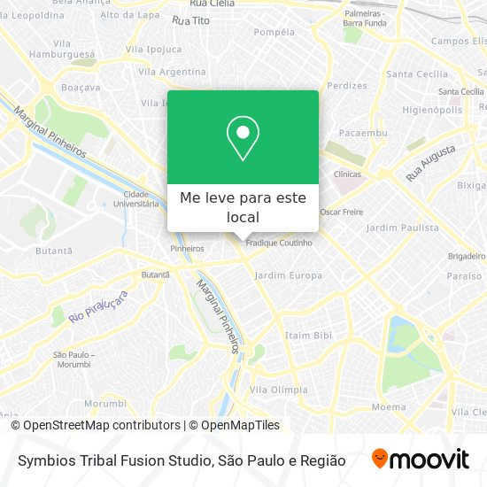 Symbios Tribal Fusion Studio mapa