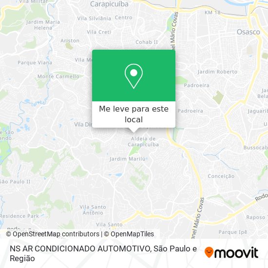 NS AR CONDICIONADO AUTOMOTIVO mapa