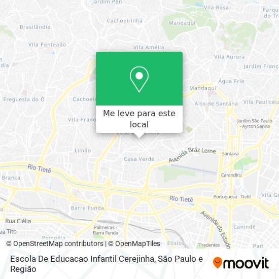 Escola De Educacao Infantil Cerejinha mapa