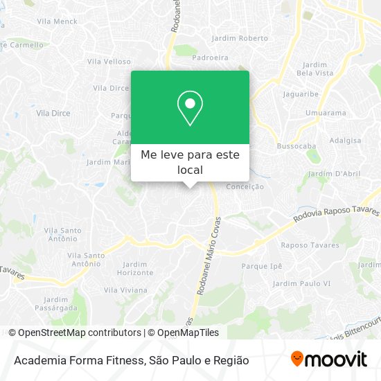 Academia Forma Fitness mapa