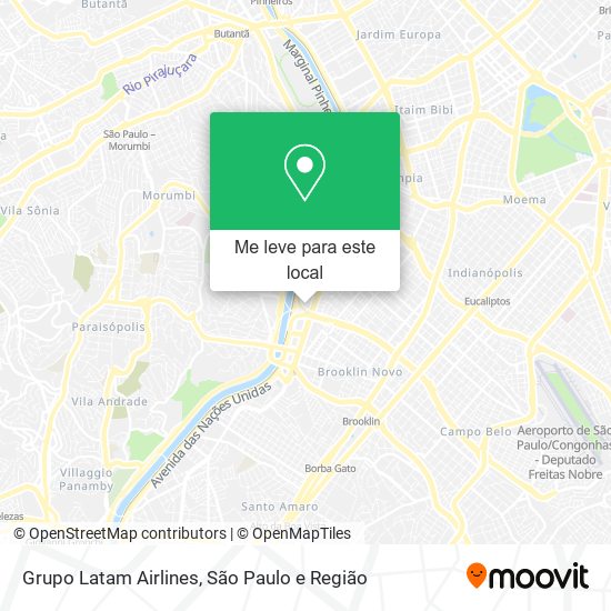Grupo Latam Airlines mapa