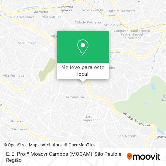 E. E. Profº Moacyr Campos (MOCAM) mapa