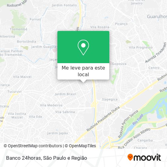 Banco 24horas mapa