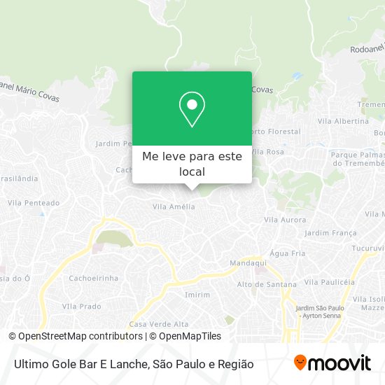 Ultimo Gole Bar E Lanche mapa