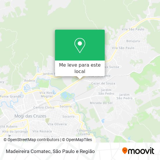 Madeireira Comatec mapa