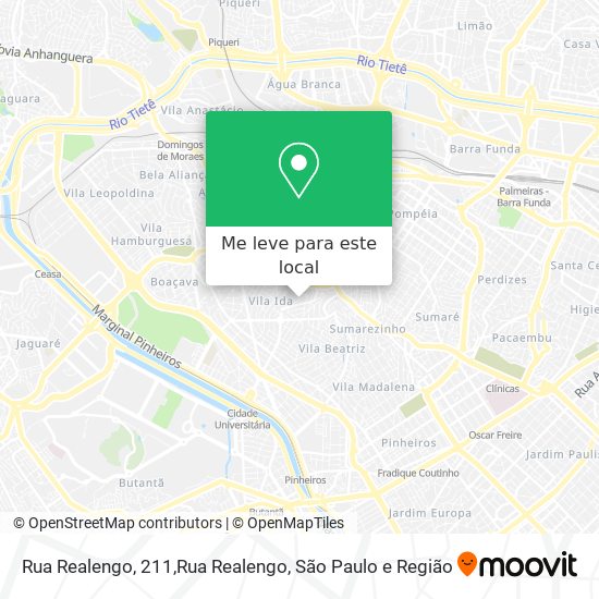Rua Realengo, 211,Rua Realengo mapa