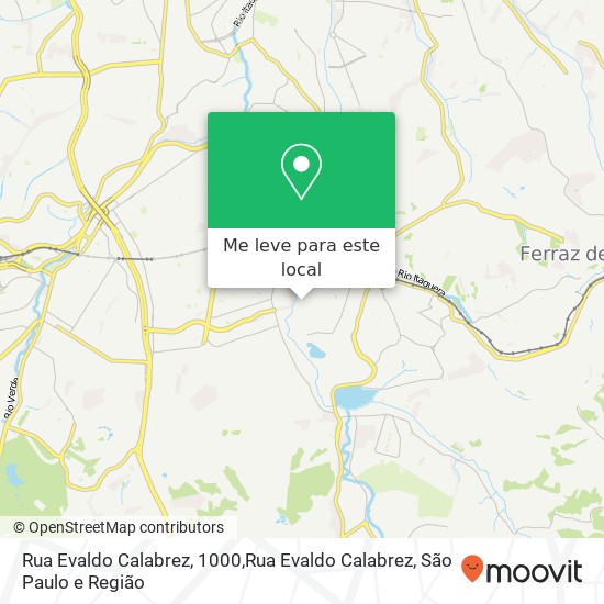 Rua Evaldo Calabrez, 1000,Rua Evaldo Calabrez, Guaianases São Paulo-SP mapa
