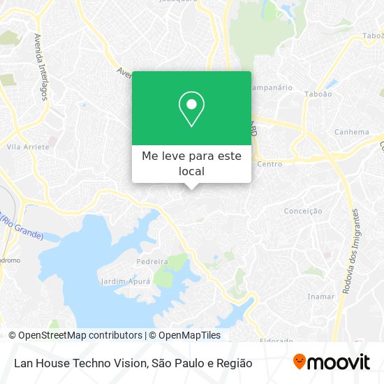 Lan House Techno Vision mapa