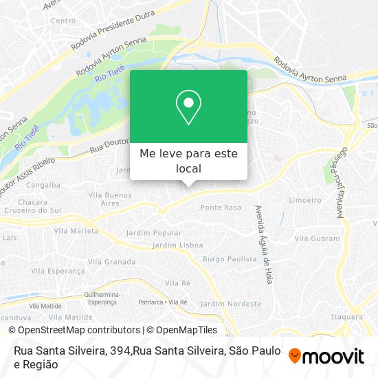Rua Santa Silveira, 394,Rua Santa Silveira mapa