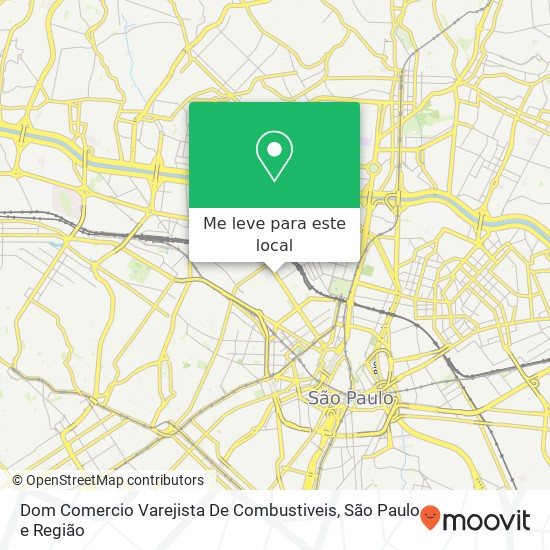 Dom Comercio Varejista De Combustiveis, Avenida Rio Branco, 1515 Santa Cecília São Paulo-SP 01205-001 mapa