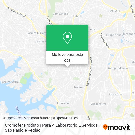 Cromofer Produtos Para A Laboratorio E Servicos mapa