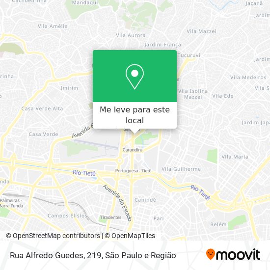 Rua Alfredo Guedes, 219 mapa