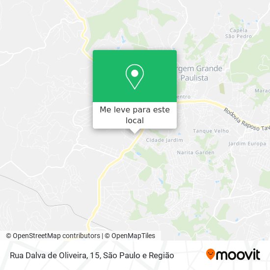 Rua Dalva de Oliveira, 15 mapa