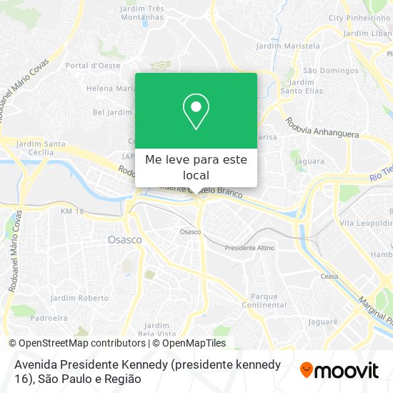 Avenida Presidente Kennedy (presidente kennedy 16) mapa