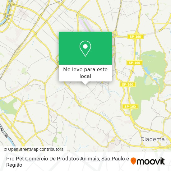 Pro Pet Comercio De Produtos Animais mapa
