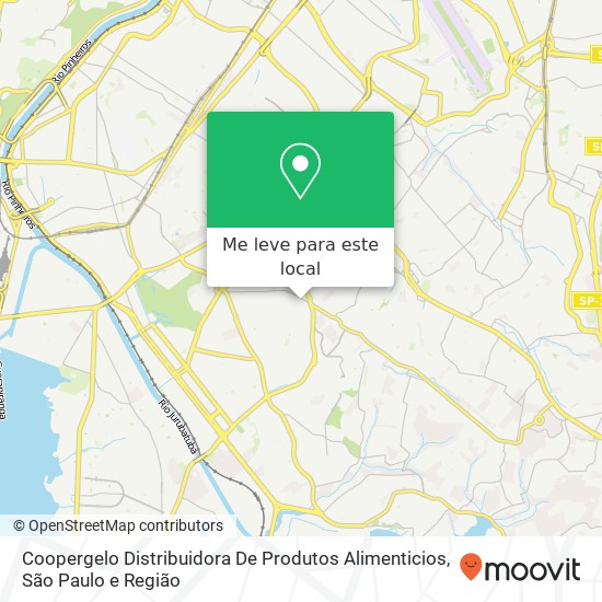 Coopergelo Distribuidora De Produtos Alimenticios, Rua Professor Guilherme Belfort Sabino, 1561 Campo Grande São Paulo-SP 04678-002 mapa