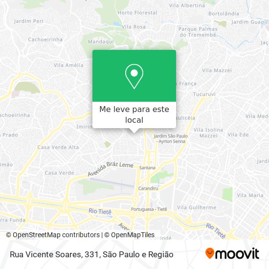 Rua Vicente Soares, 331 mapa