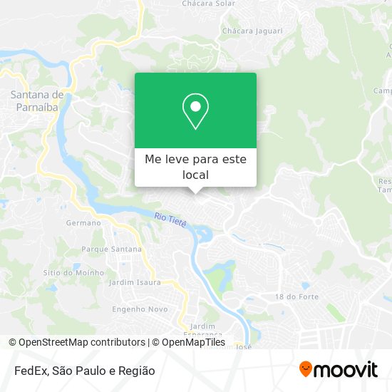 FedEx mapa