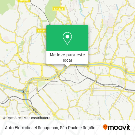 Auto Eletrodiesel Recupecas mapa