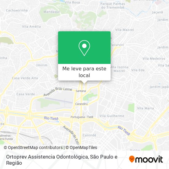 Ortoprev Assistencia Odontológica mapa