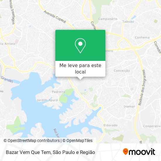 Bazar Vem Que Tem mapa