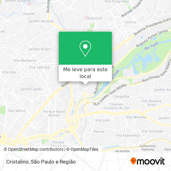 Cristalino mapa