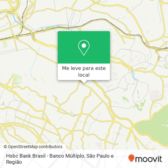 Hsbc Bank Brasil - Banco Múltiplo, Avenida Rio das Pedras, 341 Aricanduva São Paulo-SP 03453-000 mapa