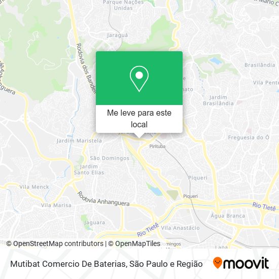 Mutibat Comercio De Baterias mapa