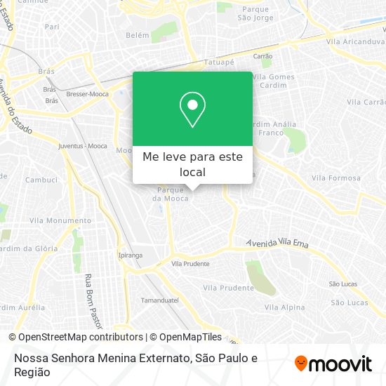 Nossa Senhora Menina Externato mapa