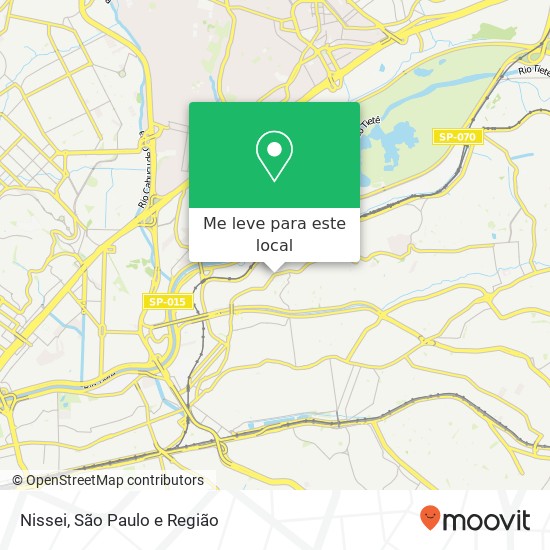 Nissei, Avenida Cangaíba Cangaíba São Paulo-SP 03711-000 mapa