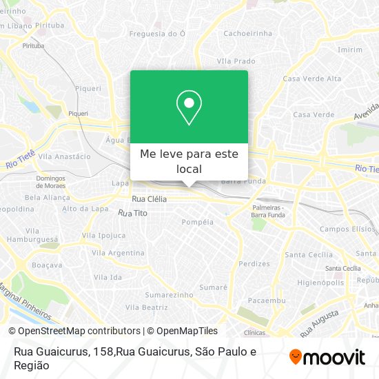 Rua Guaicurus, 158,Rua Guaicurus mapa
