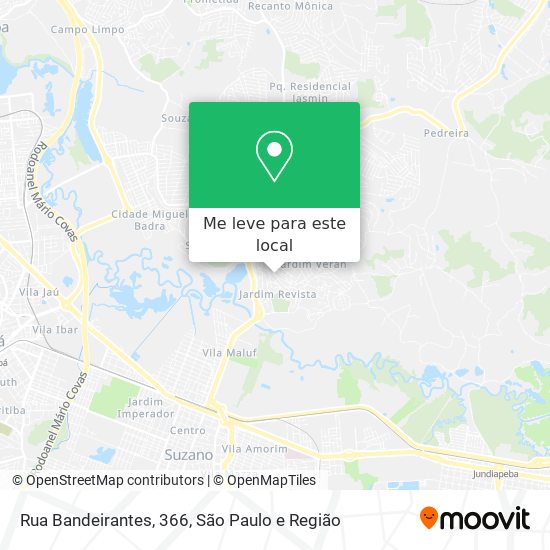 Rua Bandeirantes, 366 mapa