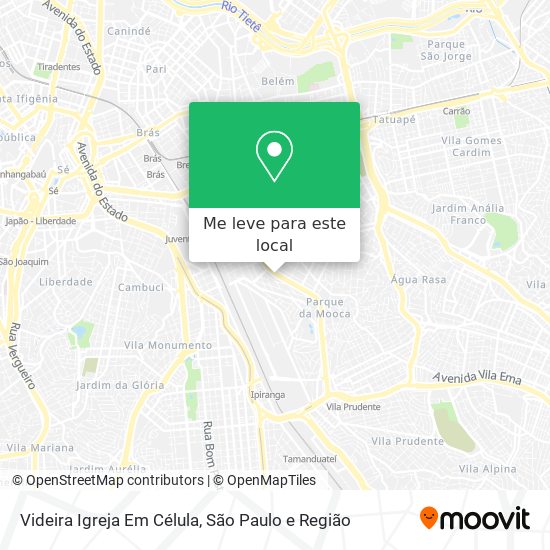 Videira Igreja Em Célula mapa