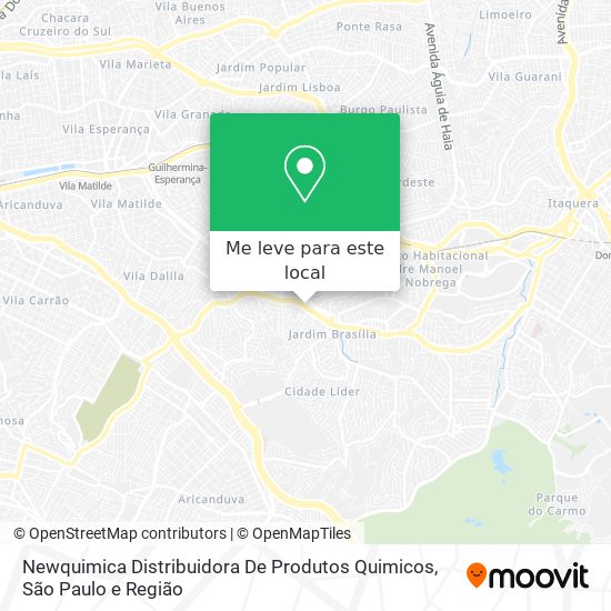 Newquimica Distribuidora De Produtos Quimicos mapa