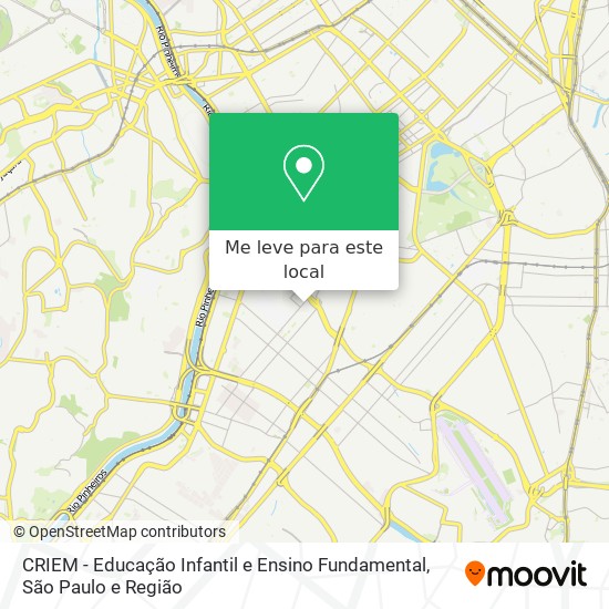 CRIEM - Educação Infantil e Ensino Fundamental mapa