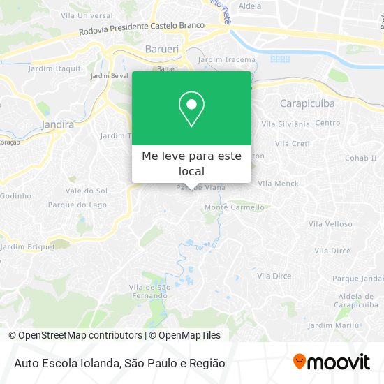 Auto Escola Iolanda mapa