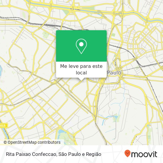 Rita Paixao Confeccao, Avenida Nove de Julho, 1367 Bela Vista São Paulo-SP 01313-001 mapa