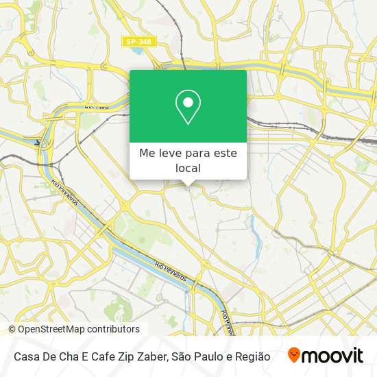 Casa De Cha E Cafe Zip Zaber mapa
