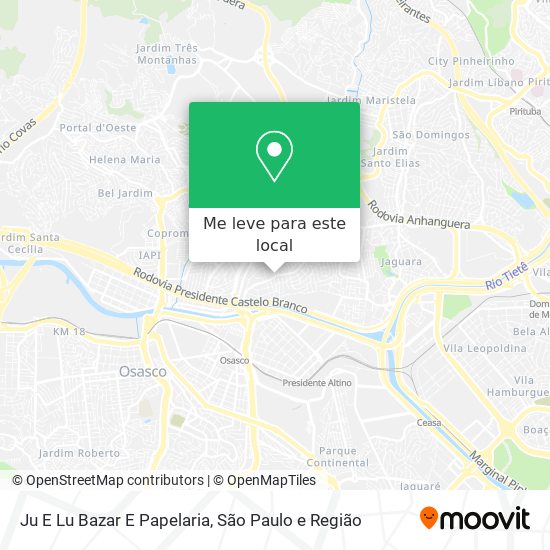 Ju E Lu Bazar E Papelaria mapa