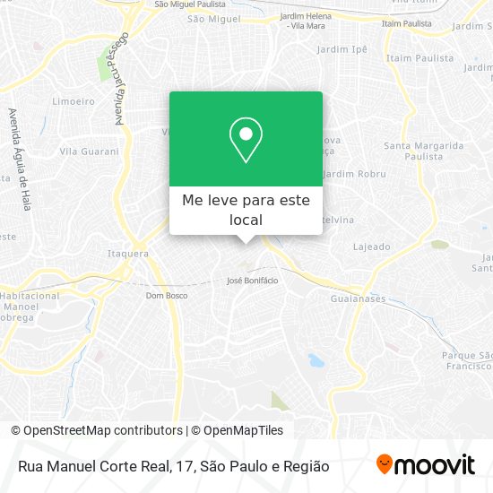 Rua Manuel Corte Real, 17 mapa