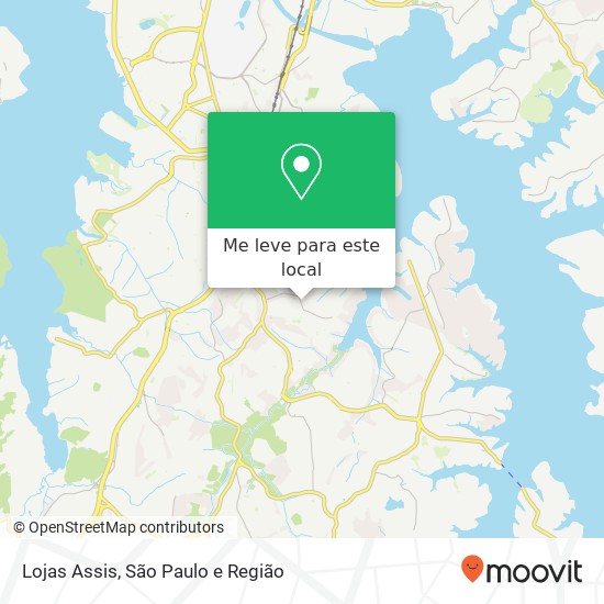 Lojas Assis, Rua Jequirituba, 2205 Grajau São Paulo-SP 04822-000 mapa
